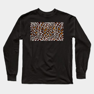 Giraffe Camo Artistic Pattern Long Sleeve T-Shirt